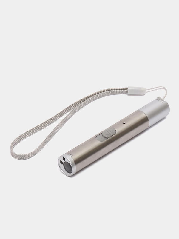 Фонарик лазерный с зарядкой от USB, портативная лазерная указка, игрушка для кошек и собак