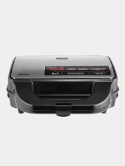 Контактный гриль Centek CT-1452, 900 Вт, 285x152, 3 сменные пластины, LED
