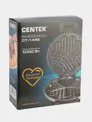 Вафельница Centek CT-1449, 1000 Вт, венские вафли, 5 сердец, D=187 мм