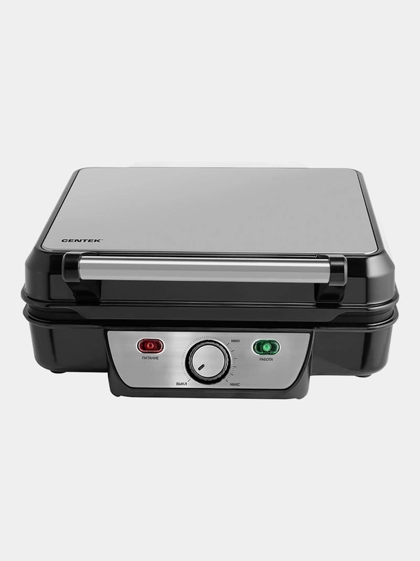 Контактный гриль Centek CT-1463, 1800 Вт, 2 жаровни, 280х230мм