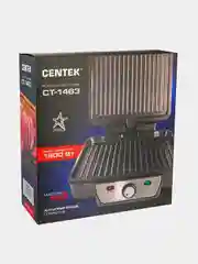 Контактный гриль Centek CT-1463, 1800 Вт, 2 жаровни, 280х230мм