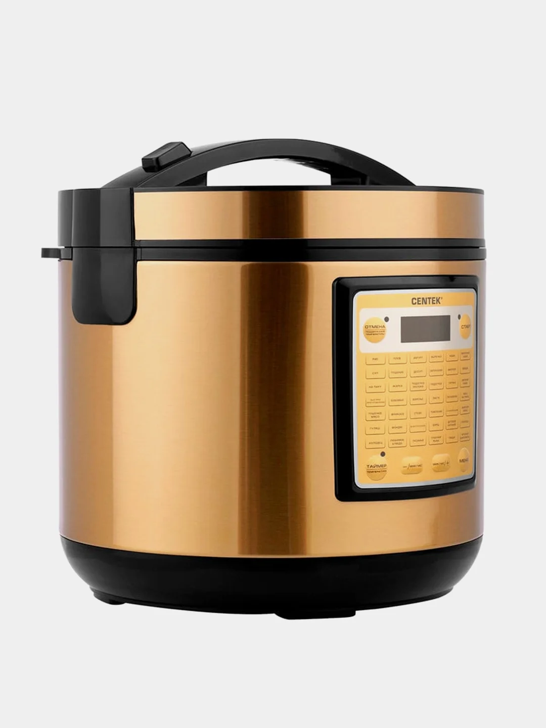 Мультиварка Centek CT-1495 Black Ceramic, золото, 900 Вт, 5 л