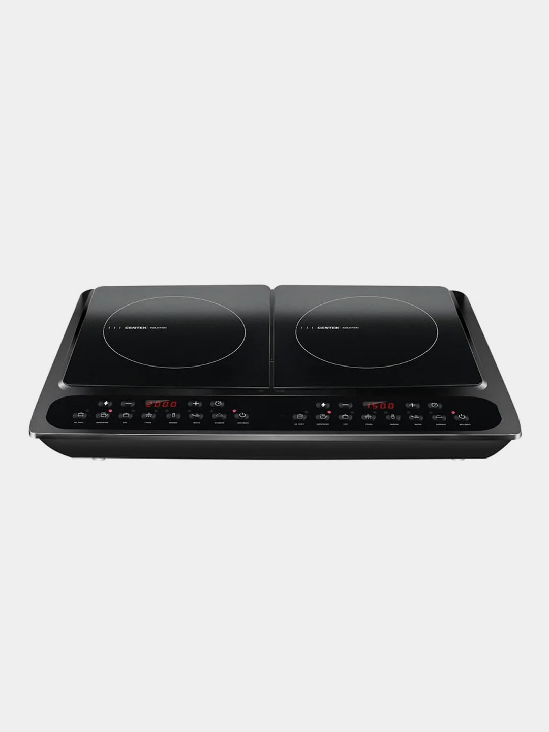 Плитка индукционная Centek CT-1514, 3500 Вт, 2 конфорки, 8 режимов, 7 программ