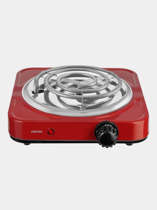 Плитка электрическая Centek CT-1508, 1 конфорка, 1000 Вт, индикатор работы