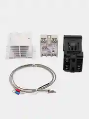 PID Терморегулятор / термореле REX-C100 с термопарой, радиатором и реле SSR-40DA до 400 гр
