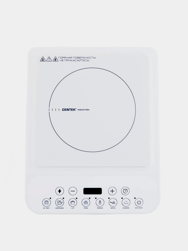 Плитка индукционная Centek CT-1517, 2000Вт, 8 режимов мощности, 7 программ, таймер