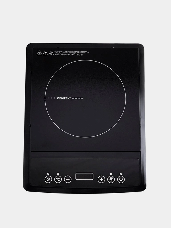 Плитка индукционная Centek CT-1518, 2000 Вт, 8 настроек мощности, LED-дисплей, таймер