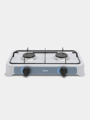 Плита газовая Centek CT-1524, белый, 2 конфорки