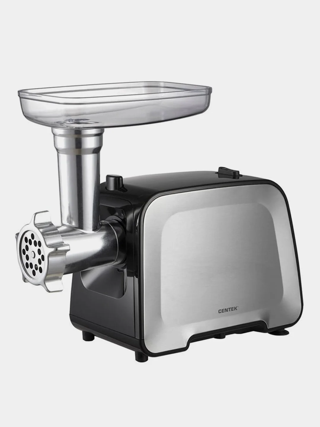 Мясорубка Centek CT-1604, 2200 Bт, 2,2 кг/мин, 2 диска, 5 насадок, терка/нарезка