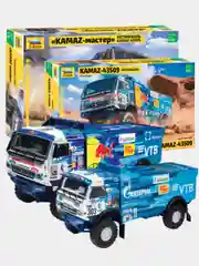 Сборная модель КАМАЗ-43509 "KAMAZ-мастер", масштаб 1:35, 1:43, пластик
