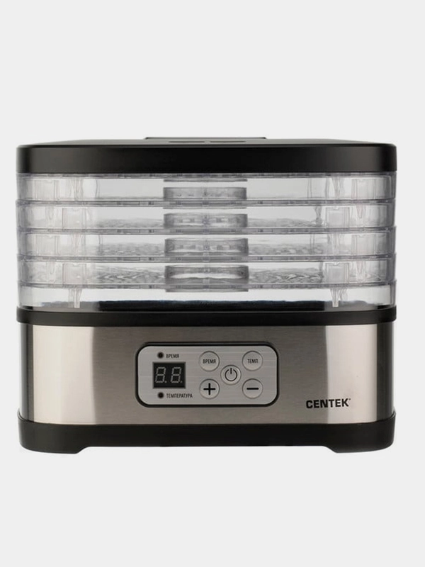Сушилка для овощей и фруктов Centek CT-1650, 5 поддонов, 270 Вт