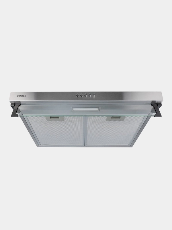 Вытяжка Centek CT-1800-60 SS, сталь, 350 м3/час, 82 Вт, 3 скорости, диаметр 120мм