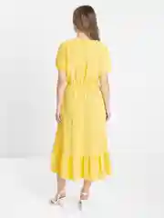 Желтый платье женское летнее