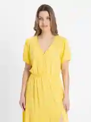 Желтый платье женское летнее