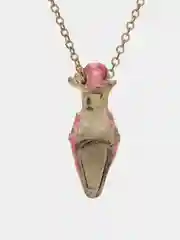 Коралловый цепочка с подвеской