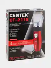 Машинка для стрижки Centek CT-2118, титан и керамика, 2,5 Вт