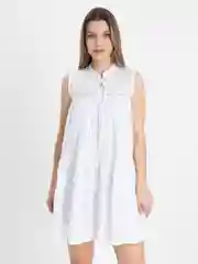 Белый платье женское, кружевное