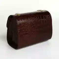 Сумка женская кросс-боди, мессенджер на клапане, 21х15х10 см, цепочка через плечо