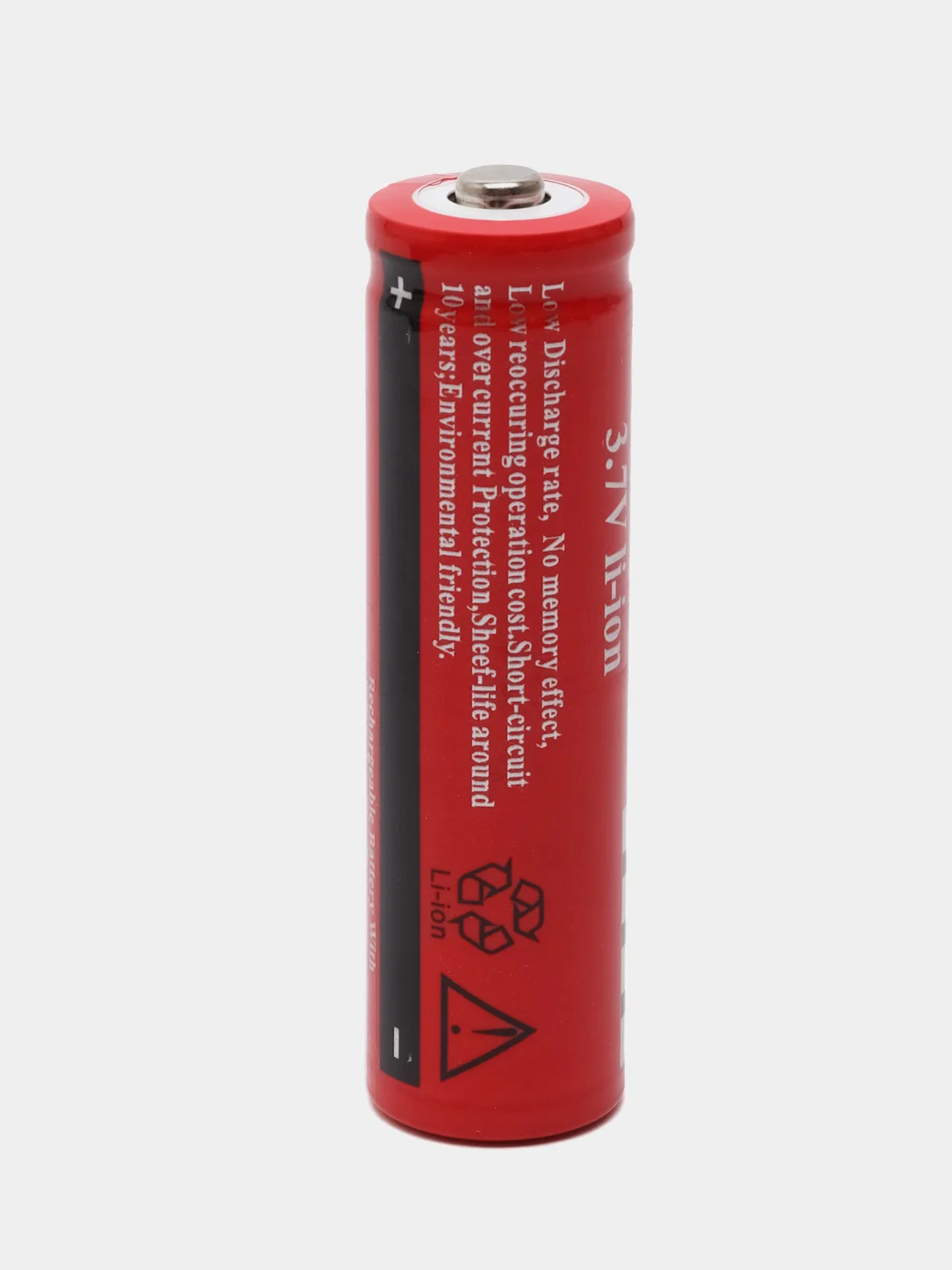 Аккумуляторная батарея 18650 Li-Ion для фонарика/игрушек/приборов/бытовой техники литиевый