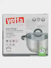 Vetta Вена "Кастрюля" 18 х 10,5 см, 2,6 л со стекл. крышкой, индукция