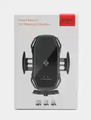 Черный автомобильный держатель телефона A5S, с беспроводной зарядкой и сенсорным датчиком