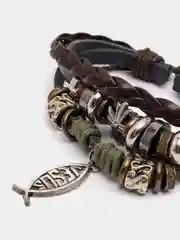 Кожаный браслет