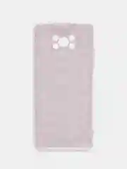 Пурпурный чехол на Xiaomi Poco X3/Poco X3 Pro / Сяоми Поко X3/Поко Х3 Про прозрачный, защита камеры