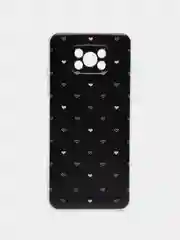 Черный чехол на Xiaomi Poco X3/Poco X3 Pro / Сяоми Поко X3/Поко Х3 Про прозрачный, защита камеры