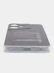 Хром силиконовый чехол на Tecno Pova Neo 3 / Текно Пова Нео 3 прозрачный, с рисунком