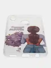 Сиреневый чехол на Honor 10 Lite/Huawei P Smart 2019 / Хонор 10 Lite/Хуавей P Smart 2019 с рисунком