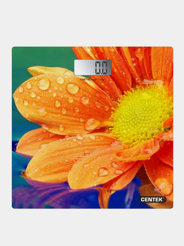 Весы напольные электронные Centek CT-2420 "Гербера", 26х26см