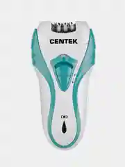 Эпилятор Centek CT-2191, сине-белый, 10 Вт, 2 насадки, 2 скорости, до 30 мин, LED