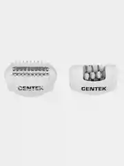 Эпилятор Centek CT-2191, сине-белый, 10 Вт, 2 насадки, 2 скорости, до 30 мин, LED