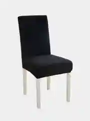 Черный чехол на стул, универсальный