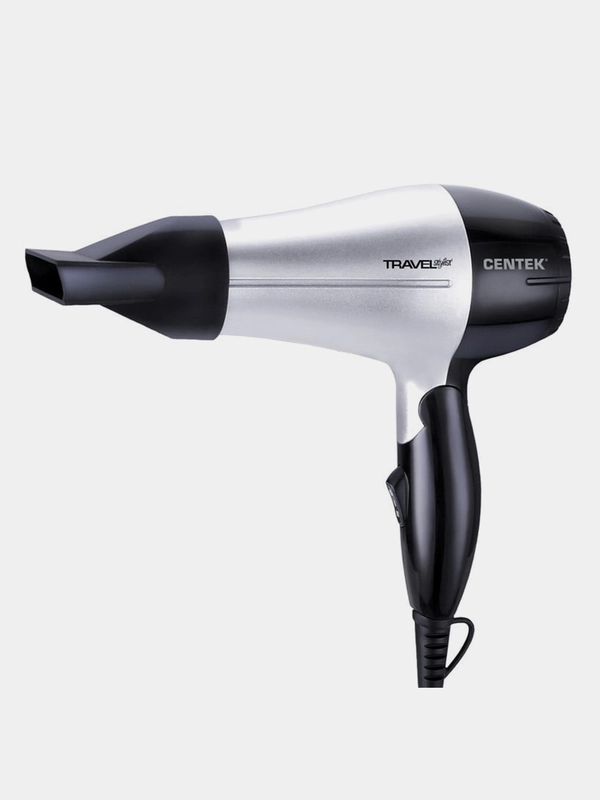 Фен Centek CT-2258, 850 Вт, складная ручка, 2 режима мощности, 2 режима температуры