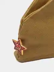Пилотка военная к 9 мая детская взрослая со звездой