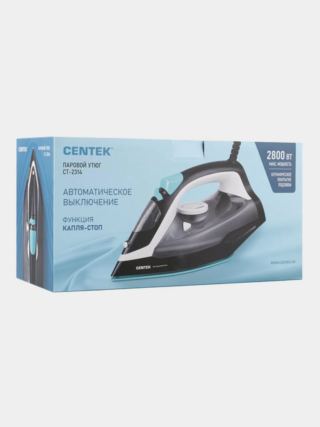 Утюг Centek CT-2314, 2800Вт, Керамика, 25 г/мин