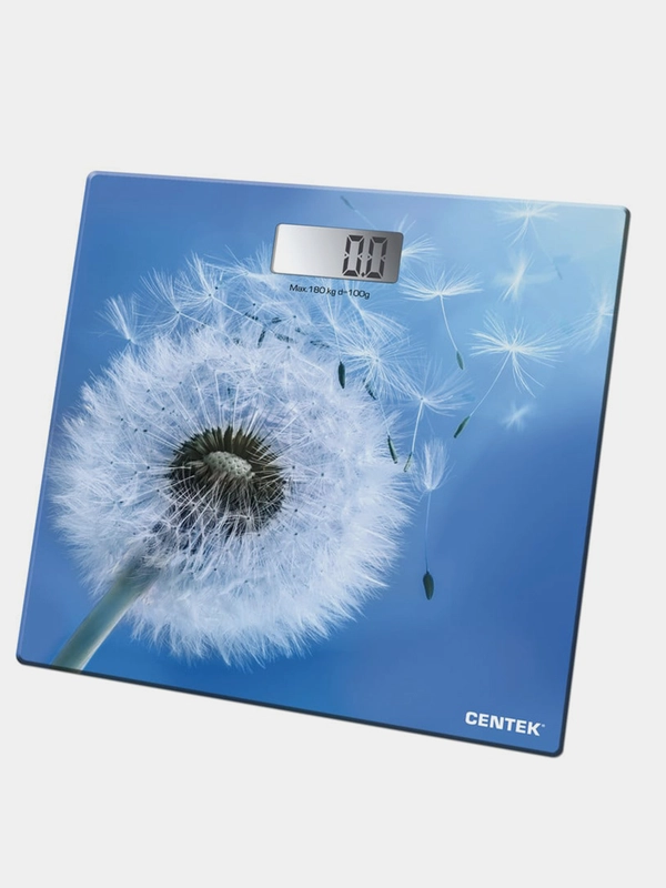 Весы напольные Centek CT-2421 SPRING FLOWER, электронные, до 180 кг, 26х26см