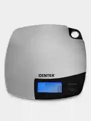 Весы кухонные Centek CT-2463, сталь, сенсор, LCD, до 5кг