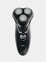 Бритва Centek CT-2176, ротор, 3 плавающие головки, аккумулятор и работа от сети