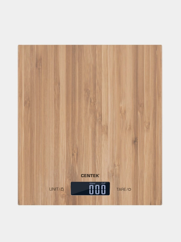 Весы кухонные Centek CT-2466, бамбук, 5 кг
