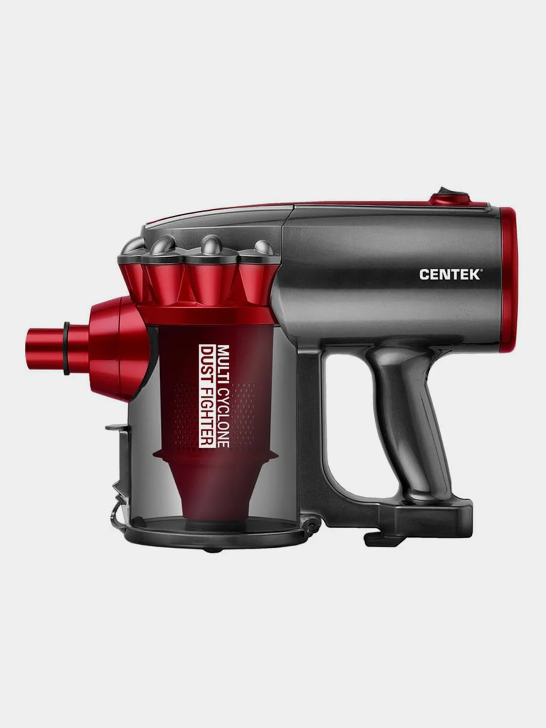 Пылесос вертикальный Centek CT-2561, красно-черный, 1000/150Вт, 0.5л, циклон, HEPA