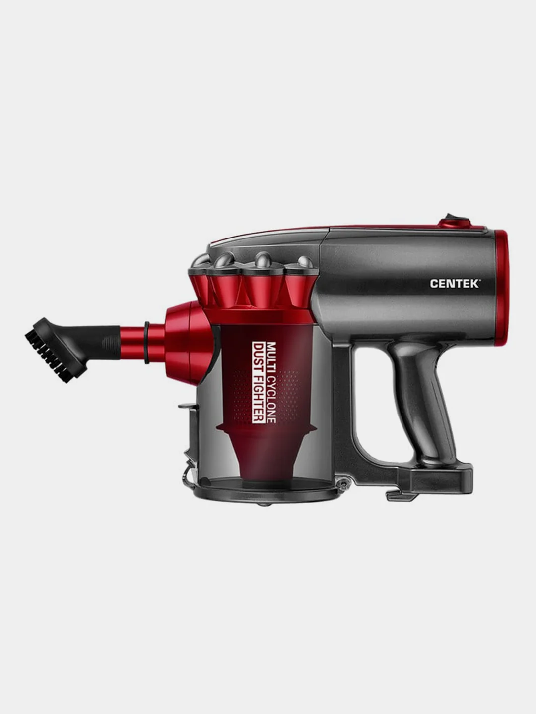 Пылесос вертикальный Centek CT-2561, красно-черный, 1000/150Вт, 0.5л, циклон, HEPA