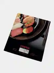 Весы кухонные Centek CT-2462 электронные, стеклянные, LCD, max 5кг, шаг 1г