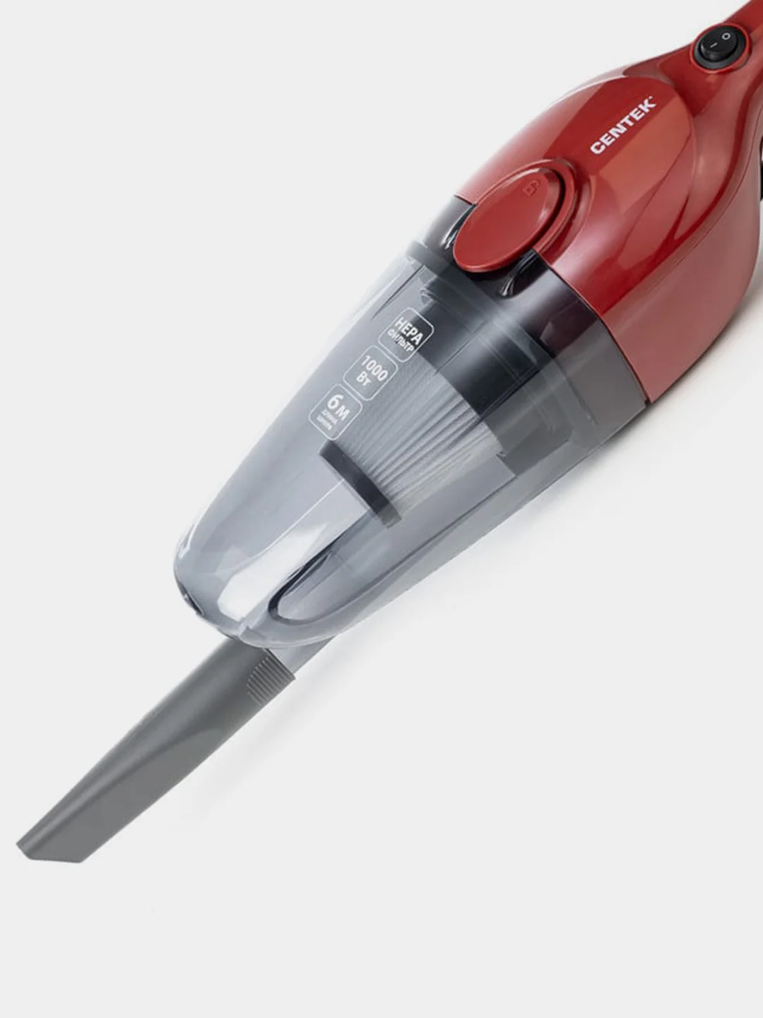 Пылесос вертикальный Centek CT-2565, 1000/200Вт, 1.2 л, низкий уровень шума, HEPA