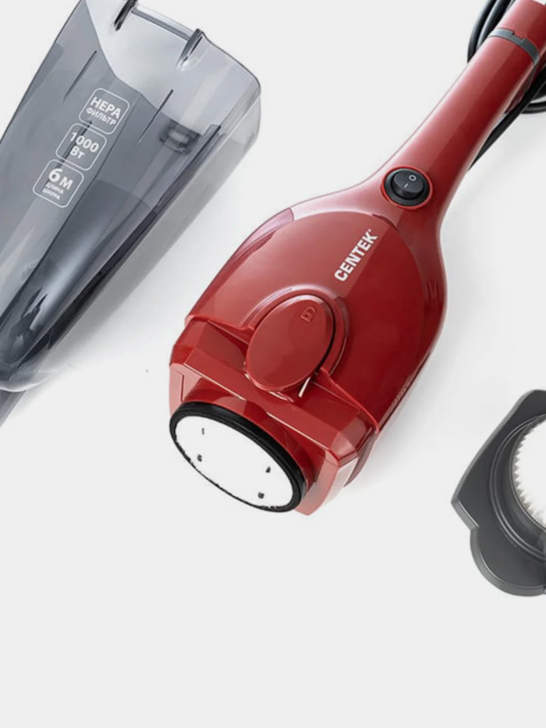 Пылесос вертикальный Centek CT-2565, 1000/200Вт, 1.2 л, низкий уровень шума, HEPA