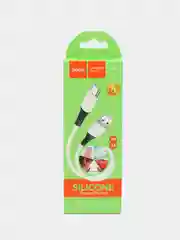 Кабель Hoco Type-C USB быстрая зарядка на Android, силиконовый провод, мягкий кабель