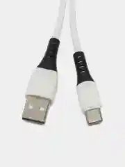 Кабель Hoco Type-C USB быстрая зарядка на Android, силиконовый провод, мягкий кабель