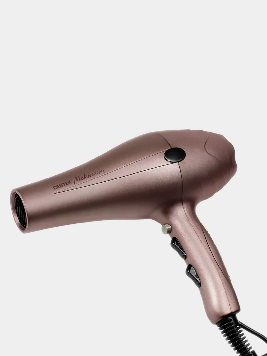 Фен Centek CT-2239 Moka, 2200 Вт, 2 скорости, 3 режима, холодный обдув, концентратор