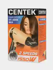 Фен Centek CT-2209 BLG, со складной ручкой, 1600 Вт